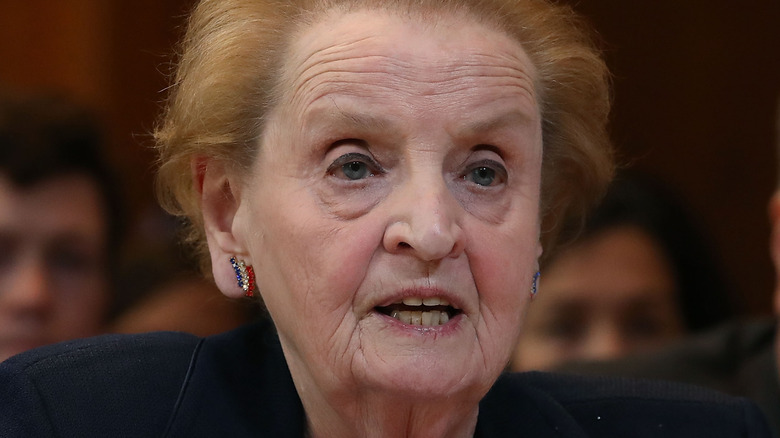 Madeleine Albright speaking