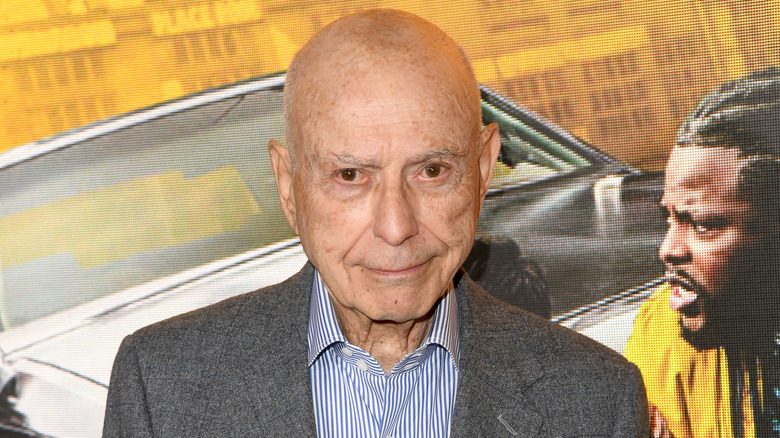 Alan Arkin posing