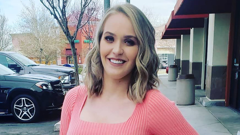 Anna Cardwell pink sweater