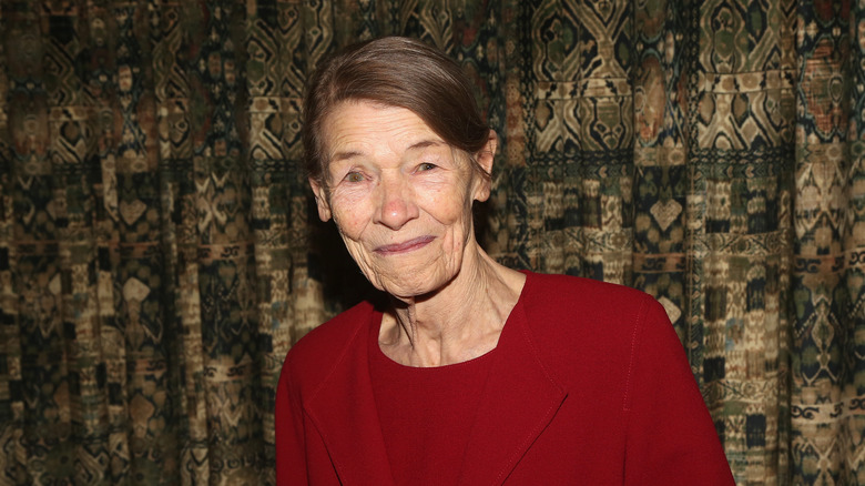 Glenda Jackson smiling