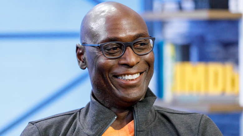 Lance Reddick smiling