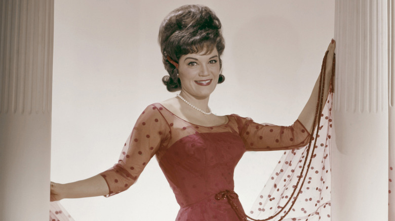 Connie Francis posing in the 1960s.