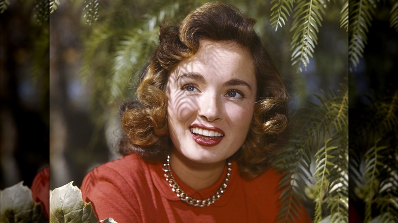 Ann Blyth posing
