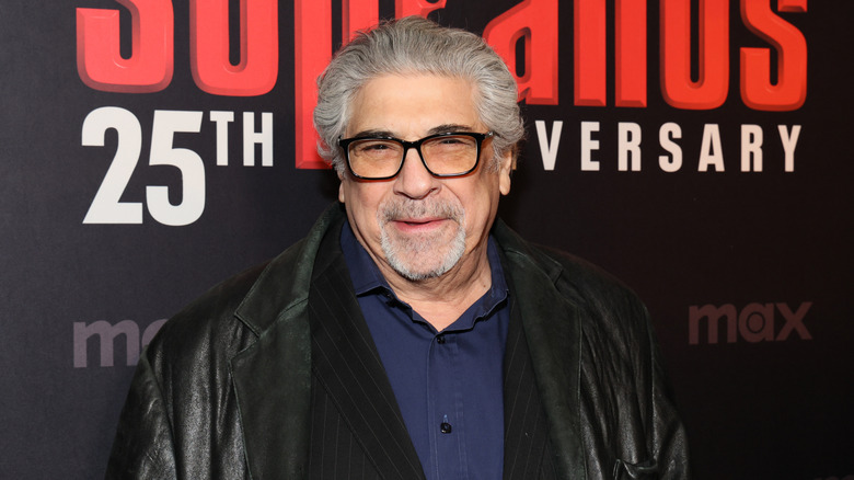 Vincent Pastore at the "The Sopranos" 25th anniversary event in 2024