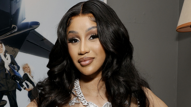 Cardi B smiling