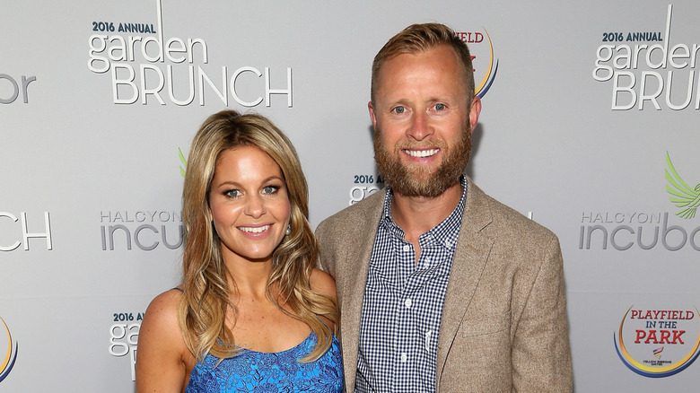 Candace Cameron Bure posing with husband Valeri Bure