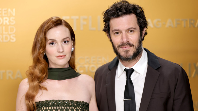 Leighton Meester and Adam Brody on the red carpet