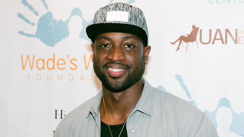 Dwyane Wade posing