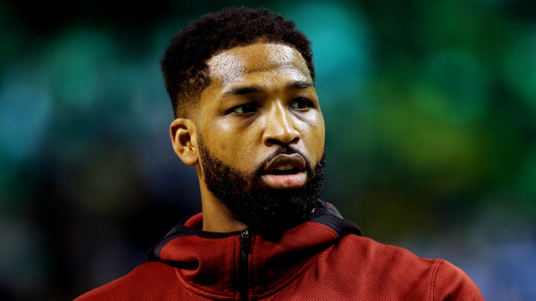 Tristan Thompson posing