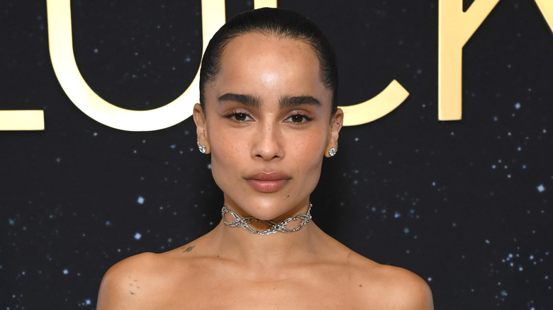 Zoë Kravitz posing for a picture