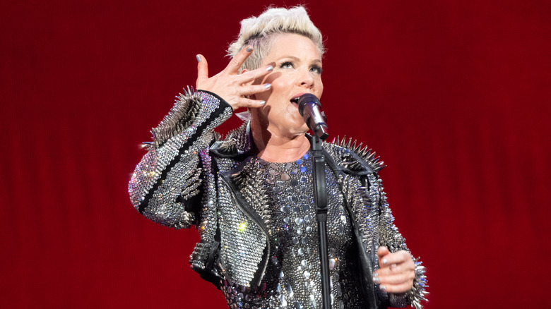 Pink in concert