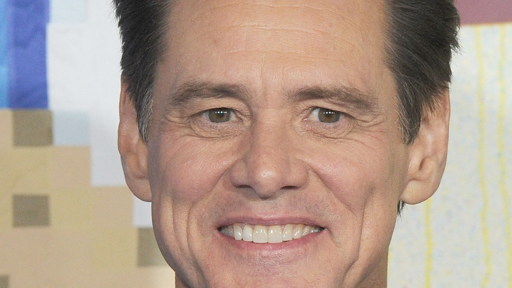 Jim Carrey at a screening of Sonic the Hedgehog in 2020