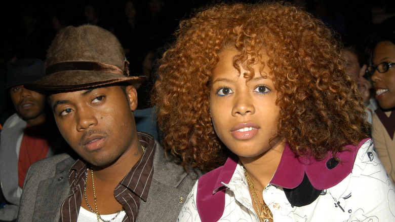 Nas and Kelis at event