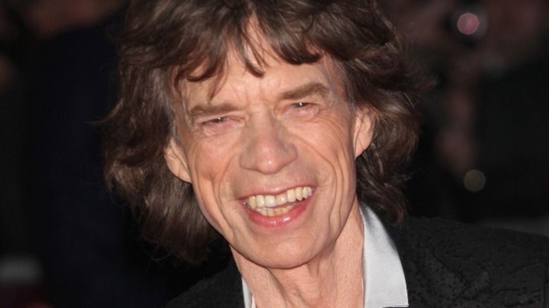 Mick Jagger smiling