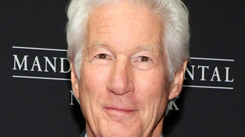 Richard Gere posing for pictures