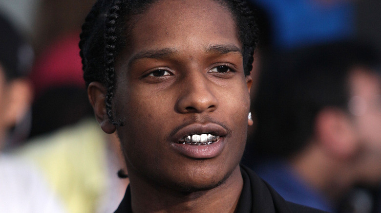 A$AP Rocky smiling