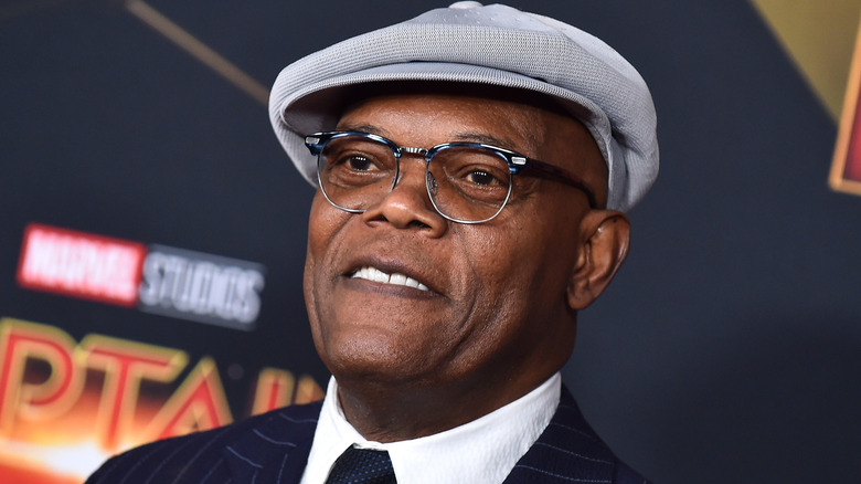 Samuel L. Jackson smiling