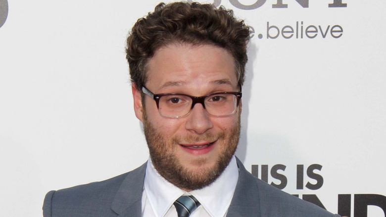 Seth Rogen smiling