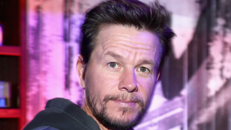 Mark Wahlberg posing for cameras