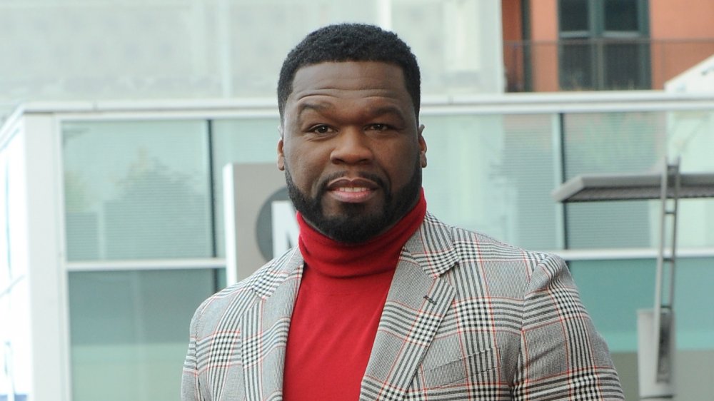50 Cent at Hollywood Walk of Fame ceremony in 2020