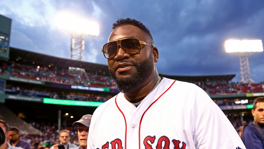 David Ortiz at Boston Red Sox and New York Yankees game in 2019