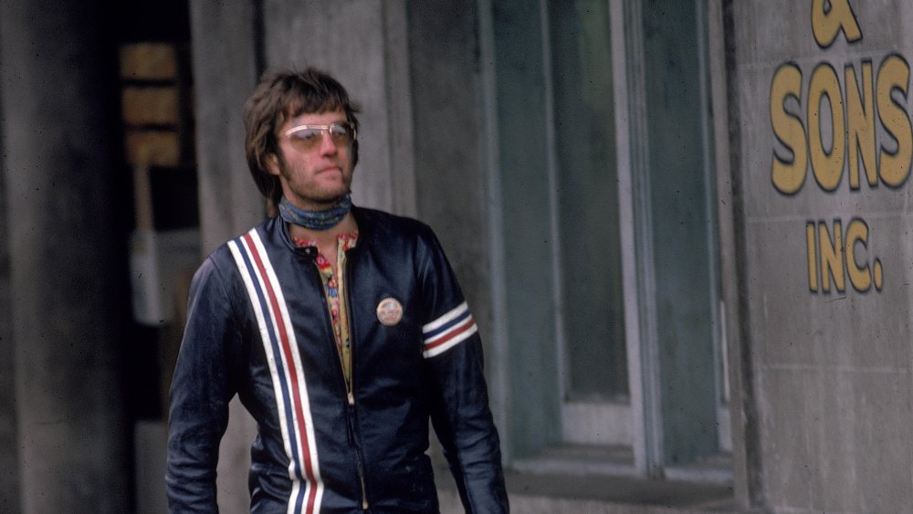 Peter Fonda on the Easy Rider set in 1968