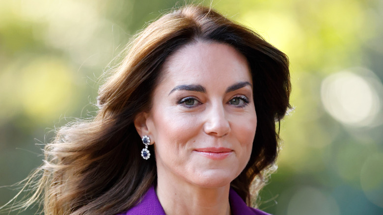 Kate Middleton in purple