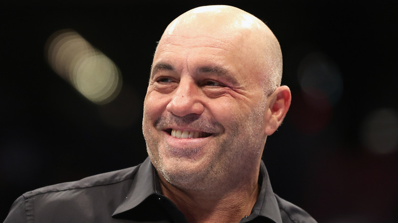 Joe Rogan smiles