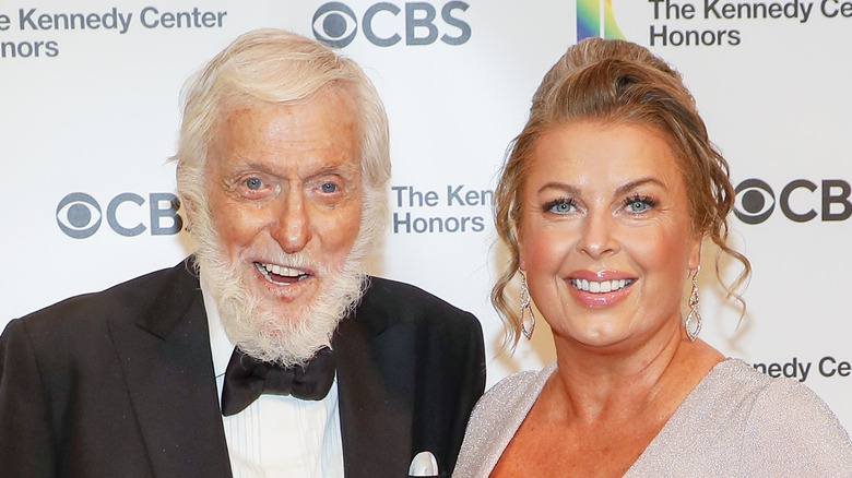 Dick Van Dyke and Arlene Silver posing together