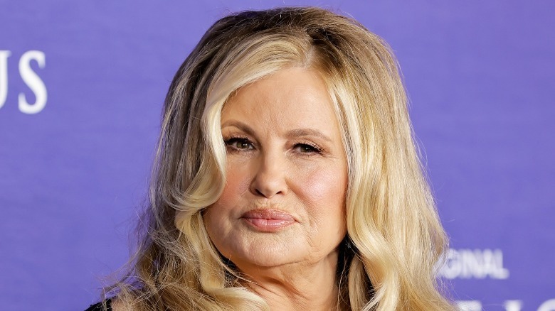 Jennifer Coolidge with pursed lips