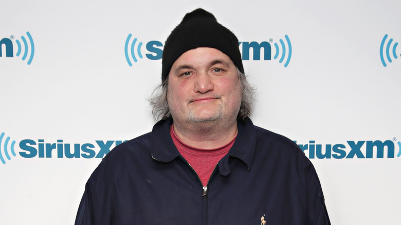 Artie Lange wearing a hat