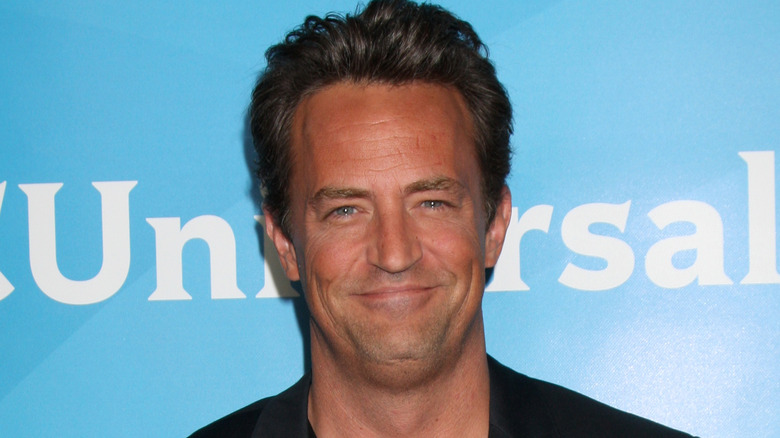 Matthew Perry smiling
