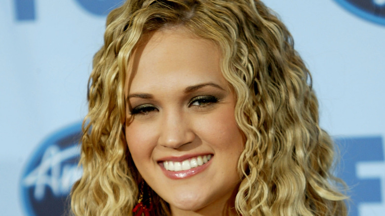 Carrie Underwood at the American Idol season 4 finale