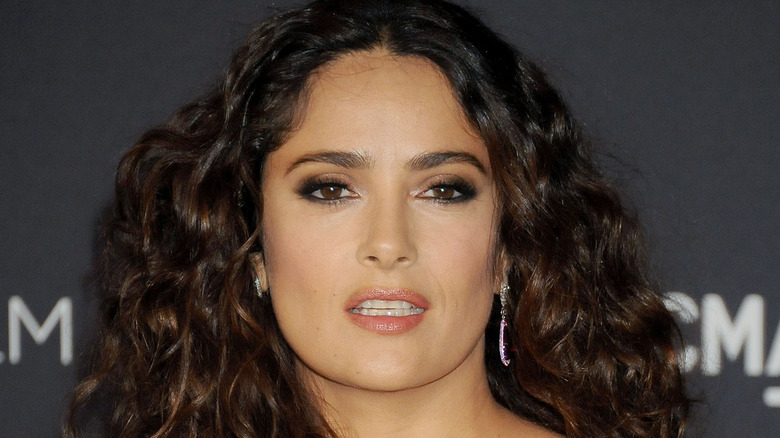Salma Hayek at the 2015 LACMA Art and Film Gala