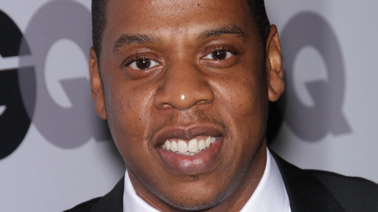 Jay-Z smiles 