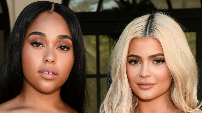 Kylie Jenner and Jordyn Woods at an event