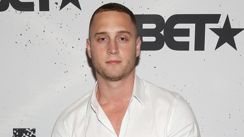 Chet Hanks looking serious