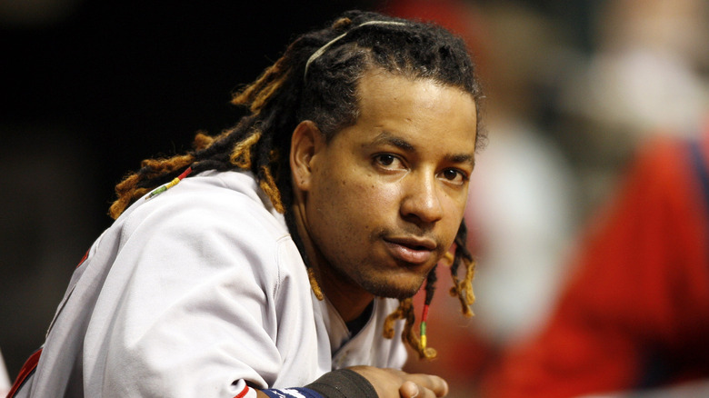 Manny Ramirez on the field