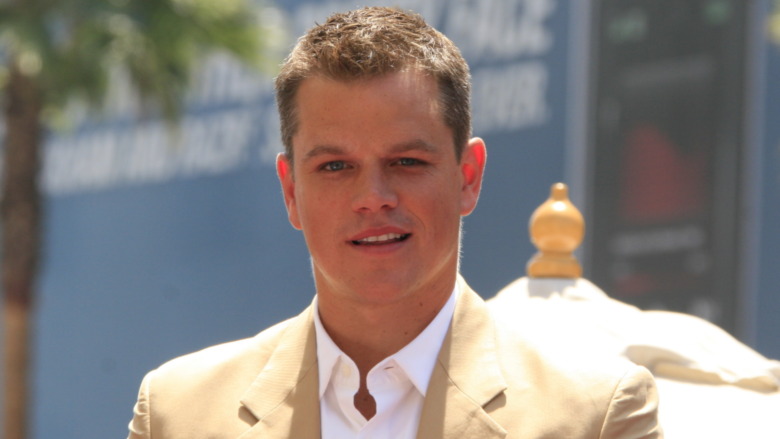 Matt Damon at his Hollywood Walk of Fame ceremony