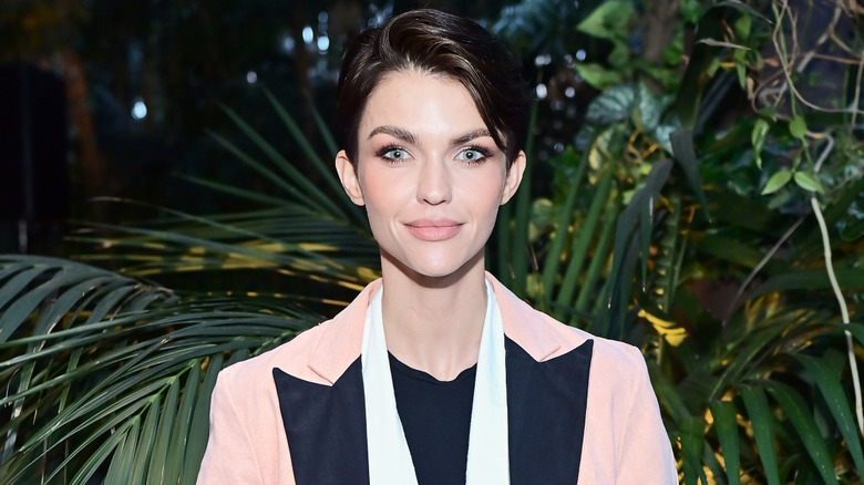 Ruby Rose poses in 2022