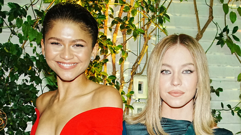 Zendaya and Sydney Sweeney pose in 2022