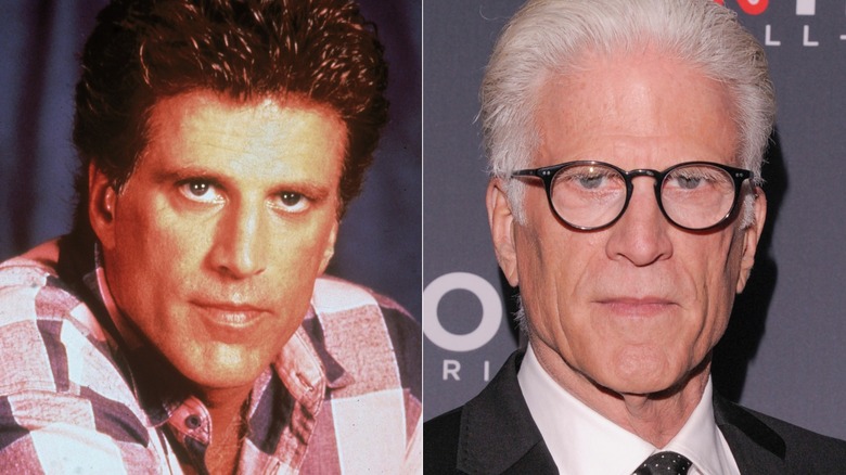 Ten Danson stops for a photo on the red carpet