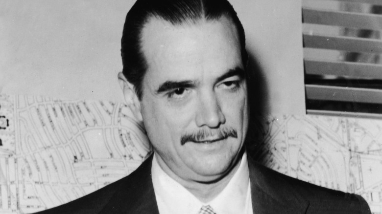 Howard Hughes frowning