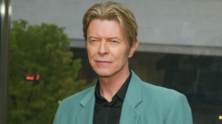 David Bowie smiling