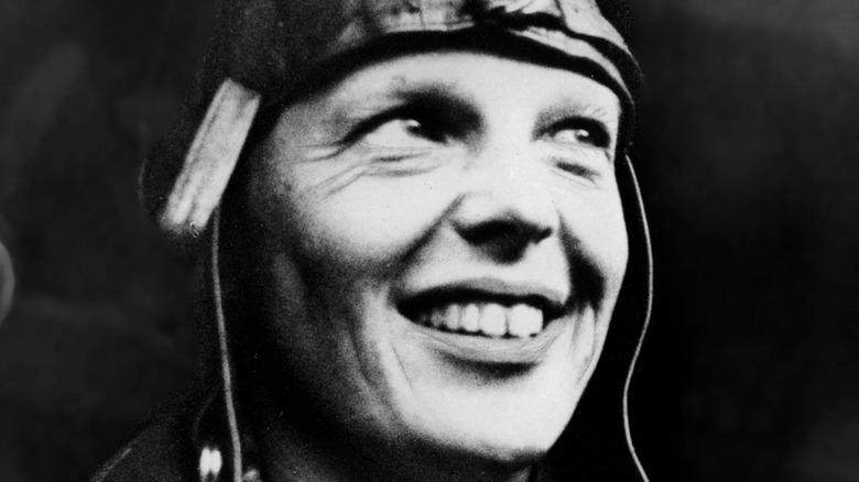 Amelia Earhart in a portrait