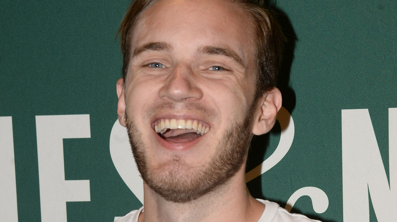 PewDiePie laughing 