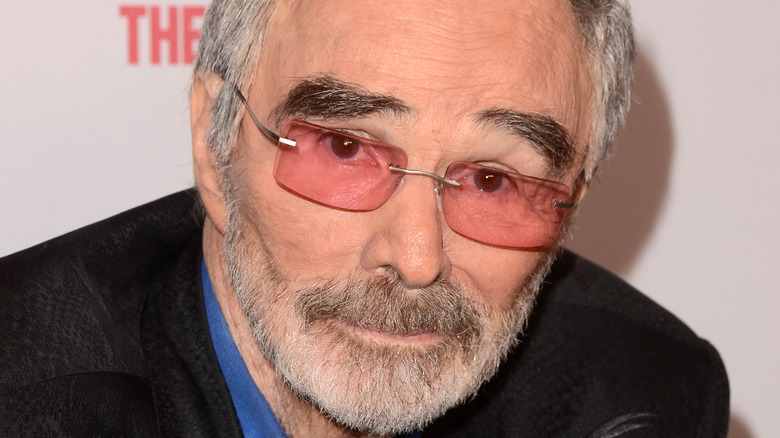 Burt Reynolds poses for a photo