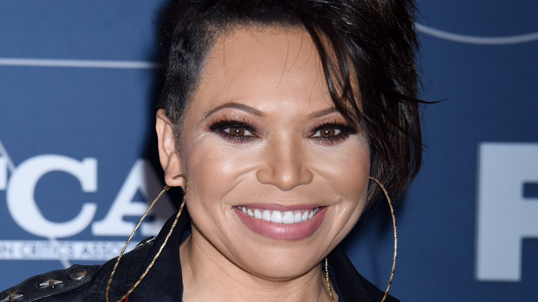 Tisha Campbell poses for a photo