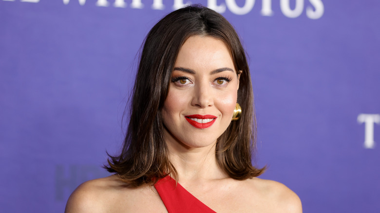 Aubrey Plaza smiling