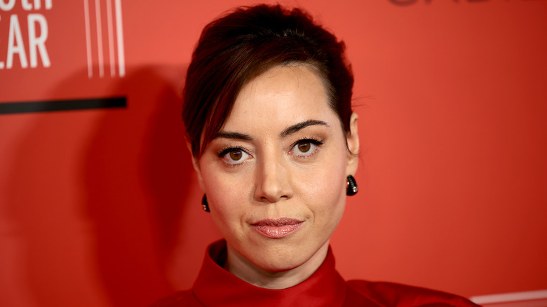 Aubrey Plaza on red carpet